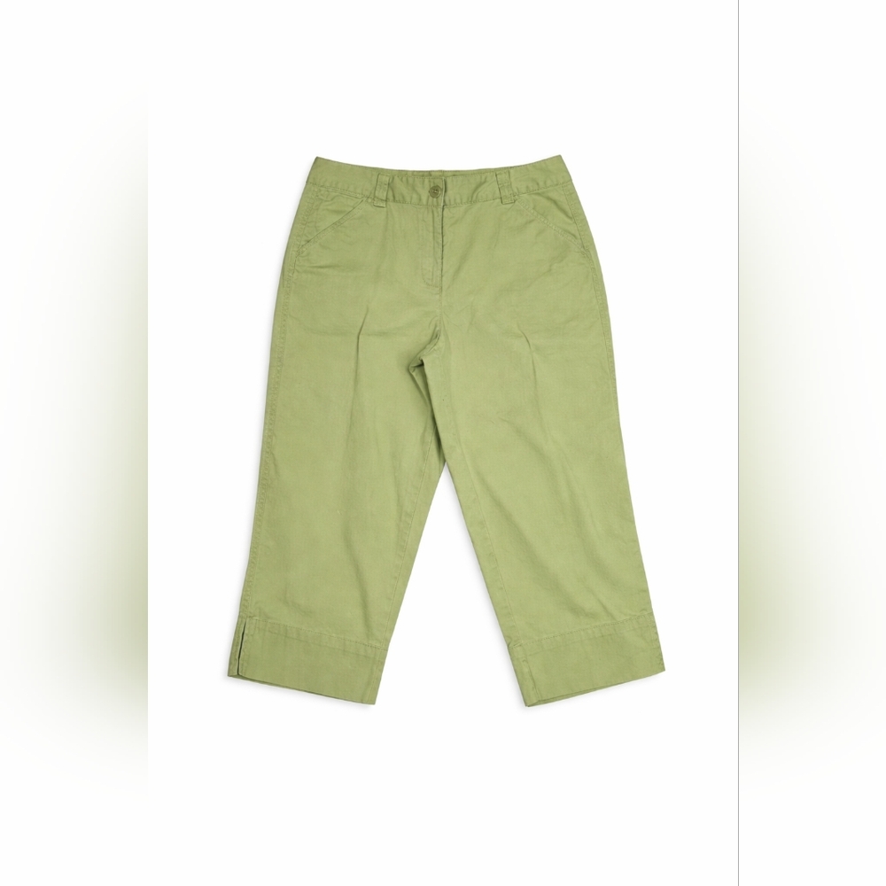 📌 NWOT:
Talbots Petites Green Stretch Cropped Pants Women’s Size 12